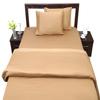 34X75 Inch Bunk Size Sheet Set, 100% Long Staple Cotton Sheets Set, with Deep Pocket fit Upto 15 Inch (Taupe Solid, 34X75 Inch Bunk 100% Cotton Sheet Sets) view 1