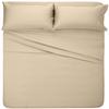 30X80 Inch RV Bunk Size Sheet Set, 100% Long Staple Cotton Sheets Set, with Deep Pocket fit Upto 15 Inch (Taupe Solid, 30X80 Inch RV Bunk 100% Cotton Sheet Sets) view 2