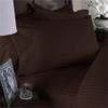 28X75 Inch Bunk Size Sheet Set, 100% Long Staple Cotton Sheets Set, with Deep Pocket fit Upto 15 Inch (Chocolate Stripe, 28X75 Inch Bunk 100% Cotton Sheet Sets) view 2