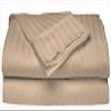 58X80 Inch RV Full -XL Size Sheet Set, 100% Long Staple Cotton Sheets Set, with Deep Pocket fit Upto 15 Inch (Taupe Stripe, 58X80 Inch RV Full -XL 100% Cotton Sheet Sets) view 1