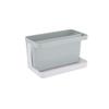 axentia 130669 Caddy Sink Organiser for Kitchen, Plastic, Grey/White, Approx. 20 x 12 x 11 cm view 1