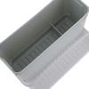 axentia 130669 Caddy Sink Organiser for Kitchen, Plastic, Grey/White, Approx. 20 x 12 x 11 cm view 3