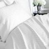 34X75 Inch Bunk Size Sheet Set, 100% Long Staple Cotton Sheets Set, with Deep Pocket fit Upto 15 Inch (White Stripe, 34X75 Inch Bunk 100% Cotton Sheet Sets) view 2