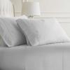 34X75 Inch Bunk Size Sheet Set, 100% Long Staple Cotton Sheets Set, with Deep Pocket fit Upto 15 Inch (White Stripe, 34X75 Inch Bunk 100% Cotton Sheet Sets) view 4