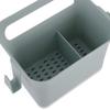 Axentia Caddy Organiser Kitchen Sink Organiser Plastic Grey/White, Approx. 22 x 13 x 14 cm view 3