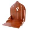 7CR Art and Craft Wooden Home Temple/Pooja Mandir - Handcrafted Decorative Mandap for Home - Itemization Gifts Show Piece view 4