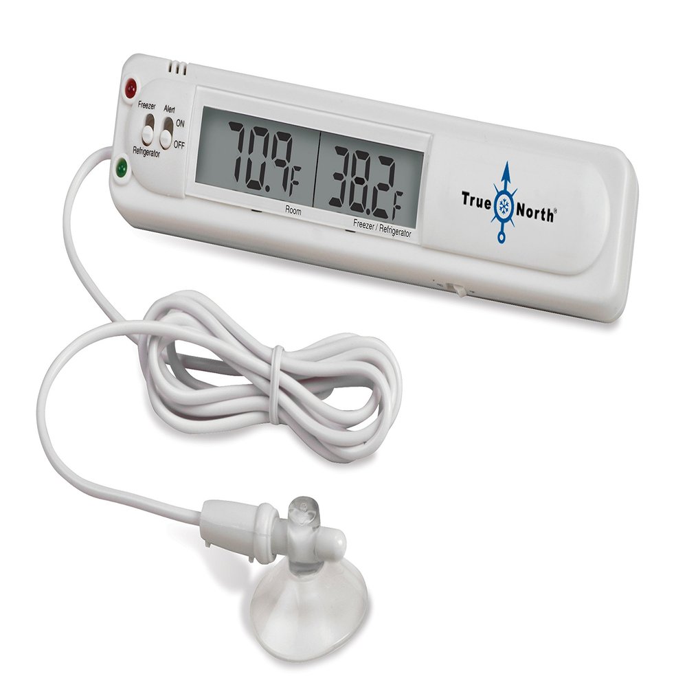 Heathrow Scientific HS28630 True North Freezer Thermometer, White