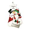 3D Snowman Personalized Our First Christmas Ornament 2025 | Carrot Nose Kisses Couple Ornaments Snowman Couples Ornament 2025 Family of 2 Unique for Couple Ornaments Couples Gifts view 1