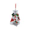 3D Snowman Personalized Our First Christmas Ornament 2025 | Carrot Nose Kisses Couple Ornaments Snowman Couples Ornament 2025 Family of 2 Unique for Couple Ornaments Couples Gifts view 2