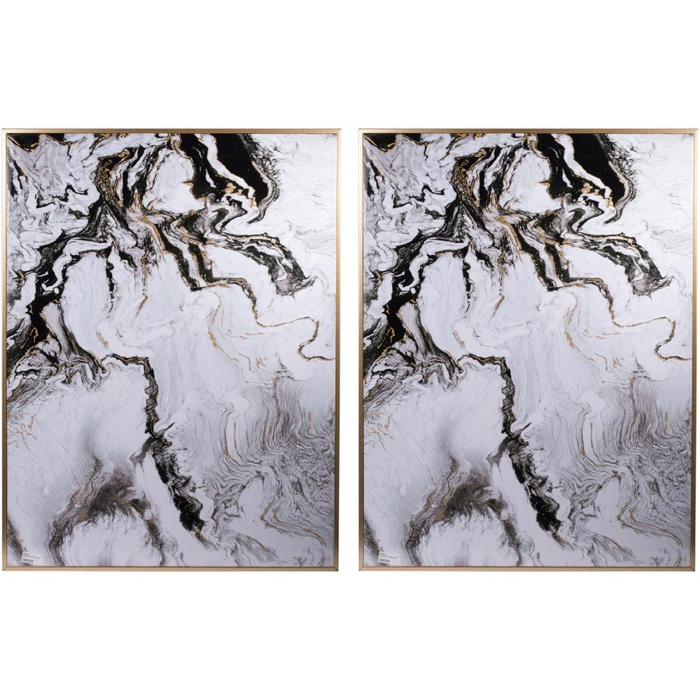 A&B Home Group DF43495-DS S/2 Wall Art, Black
