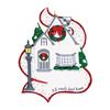 3D Personalized First Christmas in New Home Ornament 2025 | White House Front Door Our First Home Ornament 2025 New House Ornaments for Homeowners, Apartments, Neighbors, Housewarming Gifts 1st view 3