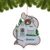 3D Personalized First Christmas in New Home Ornament 2025 | White House Front Door Our First Home Ornament 2025 New House Ornaments for Homeowners, Apartments, Neighbors, Housewarming Gifts 1st view 4