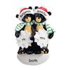 3D Personalized Our First Christmas Ornament 2025 | Custom Snowflakes Couple Ornaments Black Bear Couples Ornament 2025 Family of 2 Unique for a Couple Ornaments Couples Unique Gifts view 1