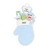 3D Personalized Babys First Christmas Ornament 2025 Boy | Blue Baby Mitten | Baby's First Christmas Ornament 2025 Baby Ornaments for Xmas Tree My 1st Xmas Boy Ornaments for New Parents Couples view 3