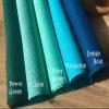 LushFabric Rustic Burlap Jute Table Runner - Wedding Jute Hessian Tablecloth Runners - 12 inches Wide(Jade, 280 inches/712cm) view 3
