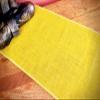 LushFabric Rustic Burlap Jute Table Runner - Wedding Jute Hessian Tablecloth Runners - 12 inches Wide(Mustard, 220 inches/559cm) view 2