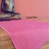 LushFabric Rustic Burlap Jute Table Runner - Wedding Jute Hessian Tablecloth Runners - 12 inches Wide(Candy Pink, 160 inches/406cm) view 1