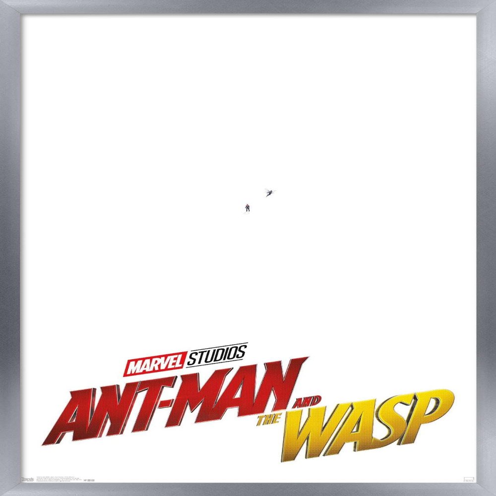 Trends International Marvel Cinematic Universe - Ant-Man and the Wasp - One Sheet Wall Poster, 22.375" x 34", Silver Framed Version