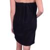 anatolian Women's Body WRAP Towel - 100% Cotton Adjustable Cover Up for Beach Spa Gym Bath Pool - Made in Turkey (Black, 2) view 2
