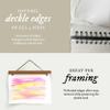Indigo Artpapers Watercolor Paper Wiropad, 24 Sheets, 6x9 (140lb/300g) | Handmade 100% Cotton Rag, Cold Pressed, Acid-Free Water Color Paper with 4 Natural Deckle Edges, Watercolor Pad Sketchbook view 3