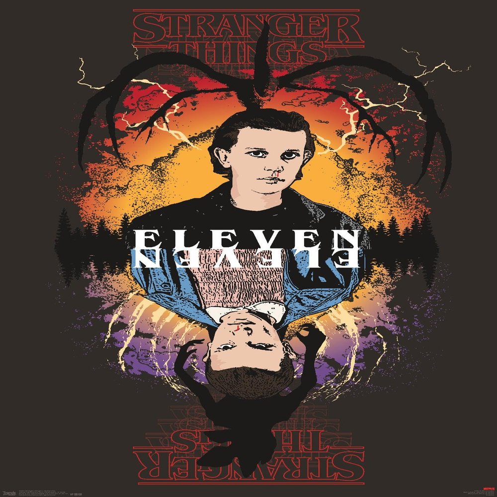 Trends International Netflix Stranger Things: Season 2 - Eleven Flip Wall Poster, 34L x 22.4W, Premium Unframed Version