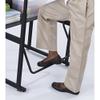 Rosebery Kids 24" x 36" Height Adjustable Student Desk with Book Box, Shelf and Footrest in Gray view 2