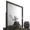 Acme Carine Wooden Frame Mirror in Gray view 1