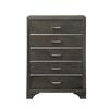 Acme Carine 5 Drawer Wooden Chest in Gray view 1