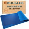 Rockler Silicone Glue Mat (15"x30") - Heat Resistant Mat for Projects, Garage, Shop, Dining Room Table  Easy to Clean Silicone Mats for Crafts  Rolls up for Easy Storage Silicone Project Mat view 1