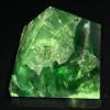 Energized Gemstones Pyramids 1.75"-2" Inch - Healing Gemstone Crystals - Lapis Crystal Quartz Green Jade Fluroite Iolite Pyrite Aventurine Amethyst Tourmaline Citrine (Green Fluorite) view 3