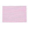 C&F Home Ticking Stripe 13'' X 19'' Fuchsia Cotton Reversible Machine Washable Single Placemat Rectangular Placemat Fuchsia view 1