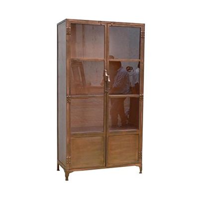 Copper Glass Almirah