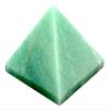 Energized Gemstones Pyramids Approx 1.75"-2" Inches - Healing Gemstone Crystals - Lapis Crystal Quartz Green Jade Fluroite Iolite Pyrite Aventurine Amethyst Tourmaline Citrine (Green Aventurine) view 1