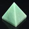 Energized Gemstones Pyramids Approx 1.75"-2" Inches - Healing Gemstone Crystals - Lapis Crystal Quartz Green Jade Fluroite Iolite Pyrite Aventurine Amethyst Tourmaline Citrine (Green Aventurine) view 3