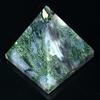 AWAKEN YOUR KUNDALINI Moss Agate Pyramid 2 Inch Crystal, Taurus Birthstone, Heart Chakra view 3
