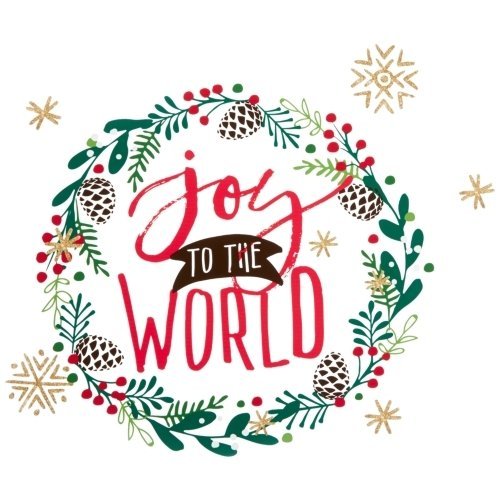 Holiday Lane Joy to The World Wall Decal