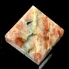 AWAKEN YOUR KUNDALINI Sunstone Pyramid 2 Inch Leo Libra Birthstone Solar Plexus Chakra view 2