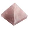 AWAKEN YOUR KUNDALINI Rose Quartz Pyramid 2 Inch Taurus Libra Birthstone Heart Chakra view 2