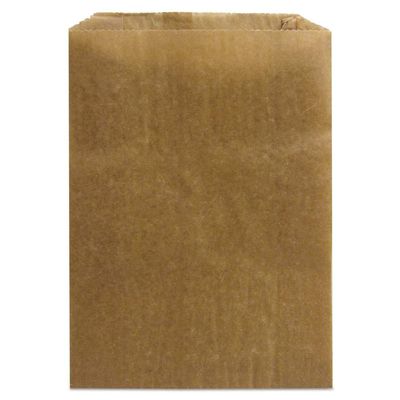 7.5 x 3.5 x 10.25, Liner for Sanitary Napkin Units, Kraft Waxed Paper, 500/Case