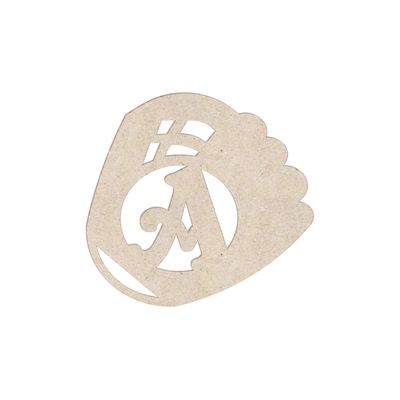 12" Baseball Bats Unfinished Wood Initial Monogram Letter A (Sizes 12"-30")
