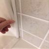 30" Shower Curtain Water Barrier & Leak Guard Kit Side Seal System Stops Water Leaks, Blow-in & Splashing Keeps Water in Tub or Shower Easy Install, Works with Any Curtain (30 Wall Channels) view 1