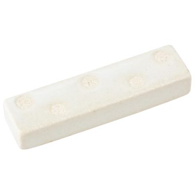 Koyo Pottery 23502 Chopsticks Rest, Approx. 2.4 x 0.6 inches (6 x 1.5 cm), Polka Dot Chopsticks Rest, White