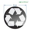 iSYFIX Recycle Sticker for Trash Can, 6 Pack, 5 inch view 2