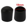 uxcell 40pcs Furniture Desk Chair Round Rubber Leg Cap Cover 19mm Inner Diameter Black view 2
