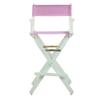 Casual Home 230-01/021-22 Director Chair, 30" - Bar Height, WhiteFrame/Pink Canvas view 4