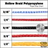 Golberg Hollow Braid Polypropylene Rope - Barriers, Golf Courses, Trail Marking view 4