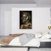 ARTCANVAS The Water 1566 Canvas Art Print Stretched Framed Painting Picture Poster Giclee Wall Decor by Giuseppe Arcimboldo - 40" x 26" (0.75" Deep) view 2