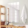 Square Acrylic Tiles - Silver Mirror - Pack of Ten - 7" x 7" view 2