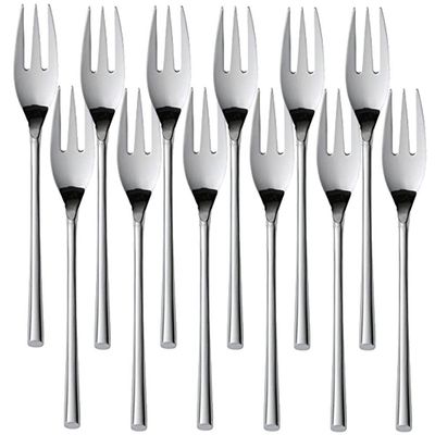 Nagao Imperial Dessert Forks, Set of 12, 18-10 Stainless Steel, Made in Japan