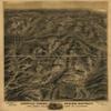 18" x 24" 1895 Map of Cripple Creek Mining District Great Gold Camp of Colorado Aerial View view 1